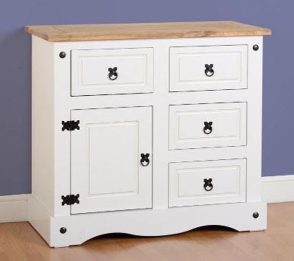 Picture of Corona 1 Door 4 Drawer Sideboard