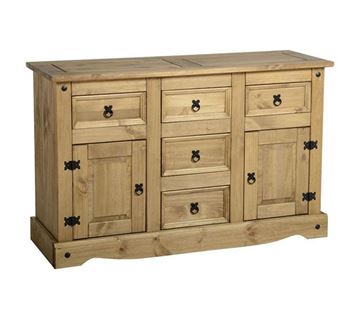 Picture of Corona 2 Door 5 Drawer Sideboard