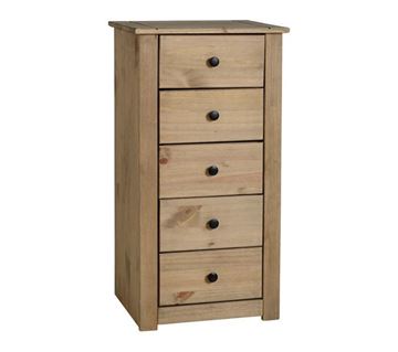 Picture of Panama 5 Drawer Narrow Chest