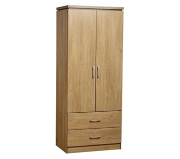 Picture of Charles 2 Door 2 Drawer Wardrobe