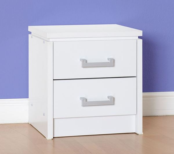 Picture of Charles 2 Drawer Bedside Chest