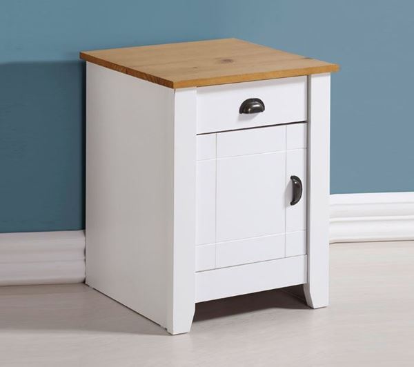 Picture of Ludlow 1 Drawer 1 Door Bedside Cabinet